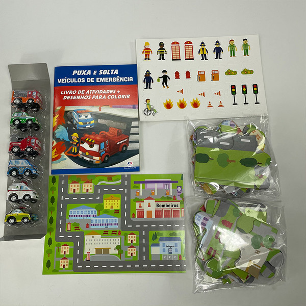 Foto Carrinho Puxa e Solta | Veículos de Emergência