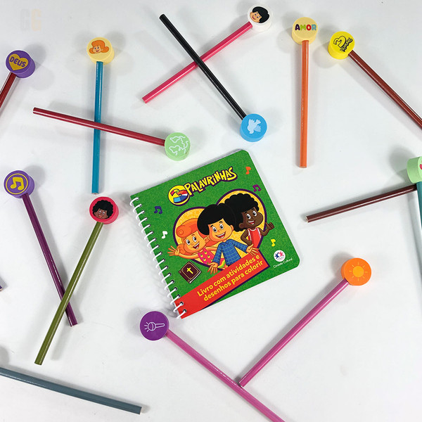 Foto 3 Palavrinhas - Kit Borrachas Divertidas