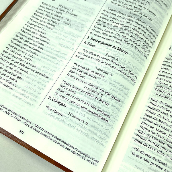 Foto Bíblia em ordem cronológica NVI | Capa Azul