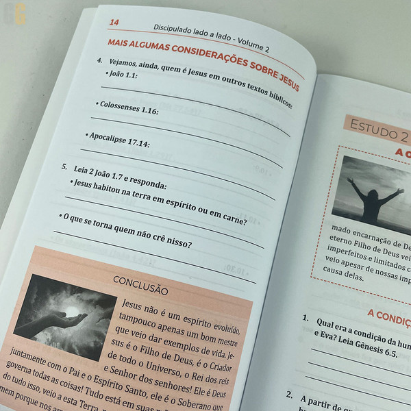 Foto Revista Discipulado Lado a Lado - Vol 2 | Minha Fé - Livro do Discípulo