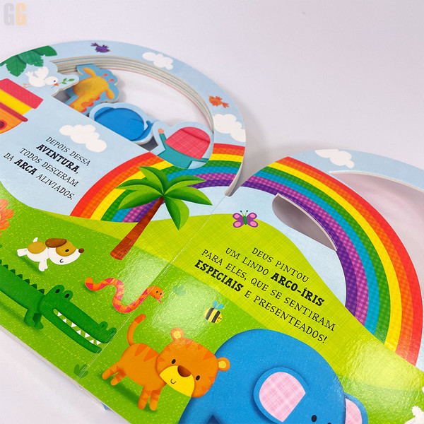 Foto Livro infantil Cartonado A arca de Noé | Idade 4+