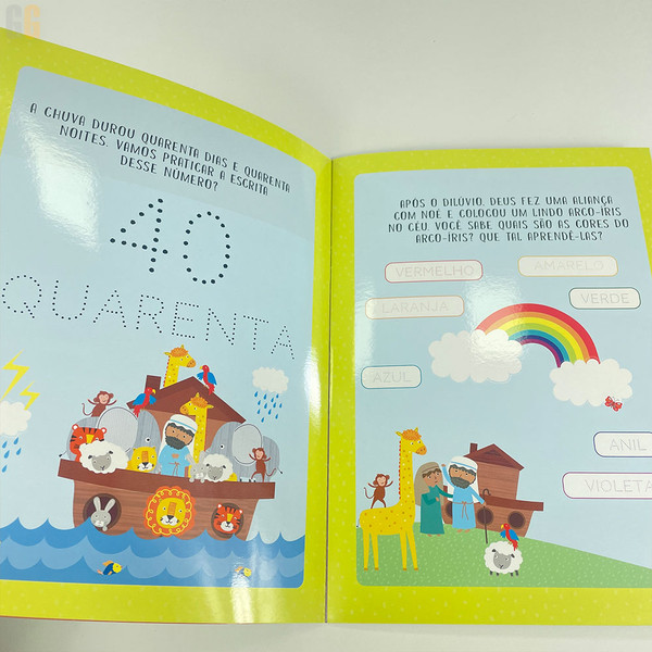 Foto Livro Infantil - Escreva para Colorir | Histórias Bíblicas