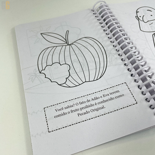 Foto Desenhos Bíblicos Espiral | Idade 2+