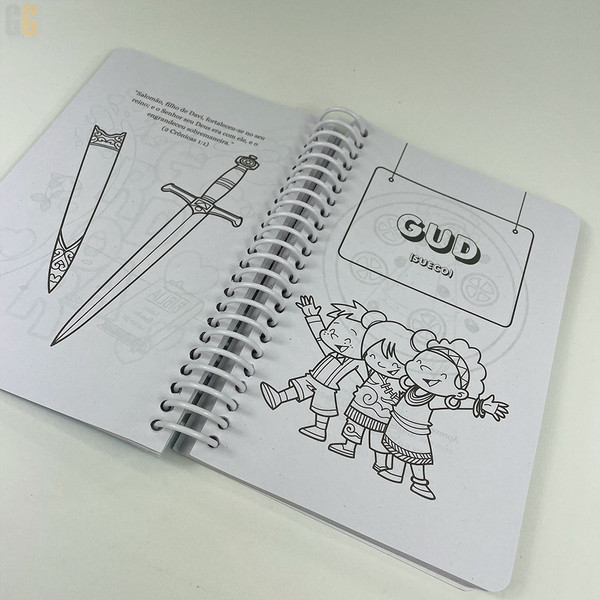 Foto Desenhos Bíblicos Espiral | Idade 2+