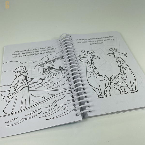 Foto Desenhos Bíblicos Espiral | Idade 2+