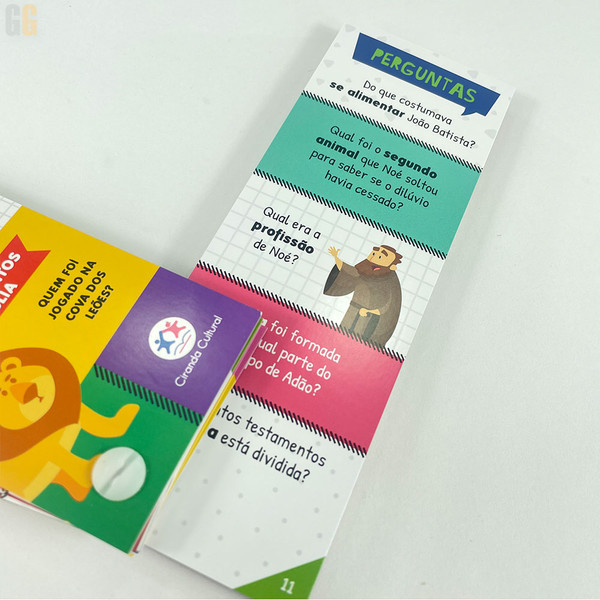 Foto Kit Divertido | Jogo Pense Rápido + 365 Histórias Bíblicas para ler e ouvir - Com QR Code