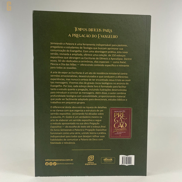 Foto Semeando a Palavra | 150 Sermões para todas as ocasiões | José de Godoi Filho