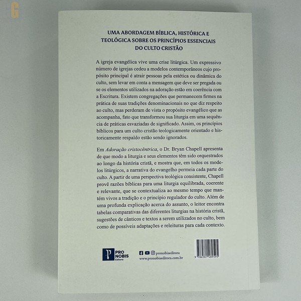 Foto Adoração Cristocêntrica | O culto moldado pelo evangelho | Bryan Chapell