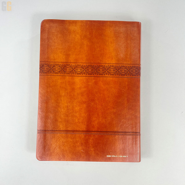 Foto Bíblia de Estudo Scofield com Índice | Capa Luxo Marrom