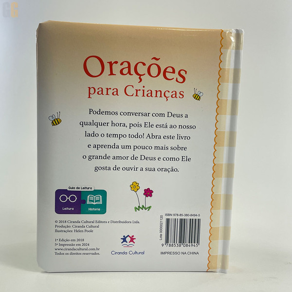Foto Orações para Crianças - Capa Almofadada