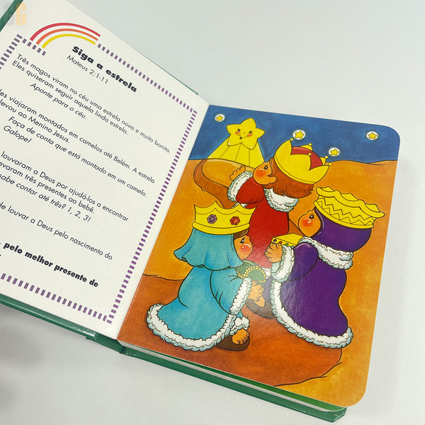 Foto Bíblia do bebê Capa Dura - Histórias Sobre Jesus