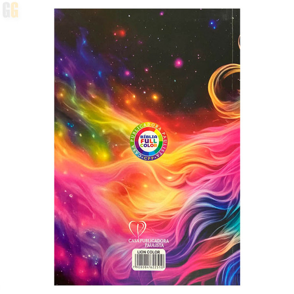 Foto Bíblia ARC | Letra Gigante | Textos Coloridos Com Harpa | Capa Brochura - Lion Color