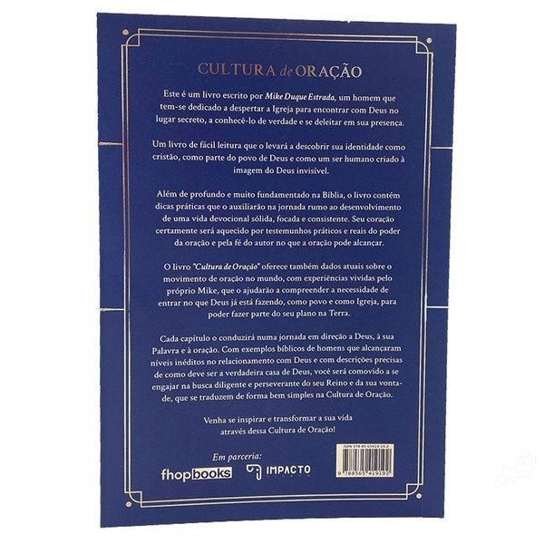 Foto Cultura de Oração - Michael Duque Estrada
