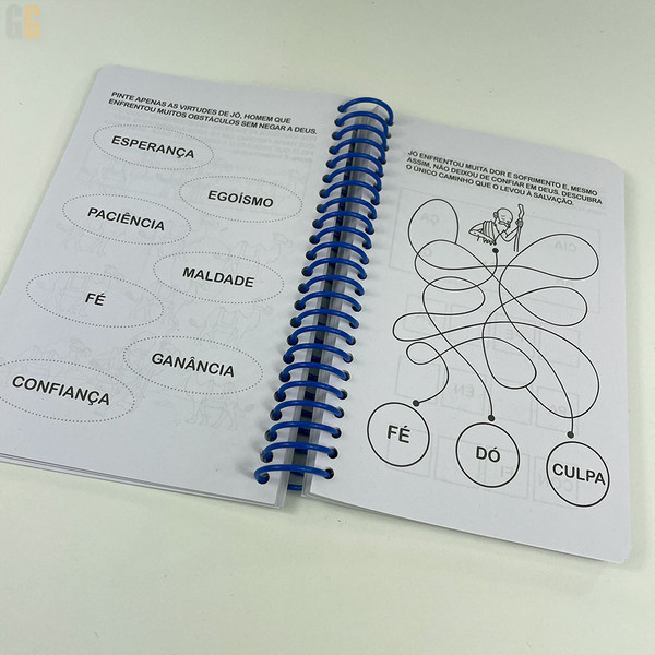 Foto Kit 5 livros - Bíblia, Livros e Jogos - Bíblico infantil