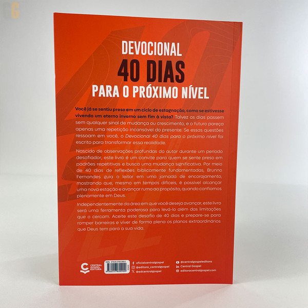 Foto Devocional 40 Dias Para o Próximo Nível | Brunno Fernandes