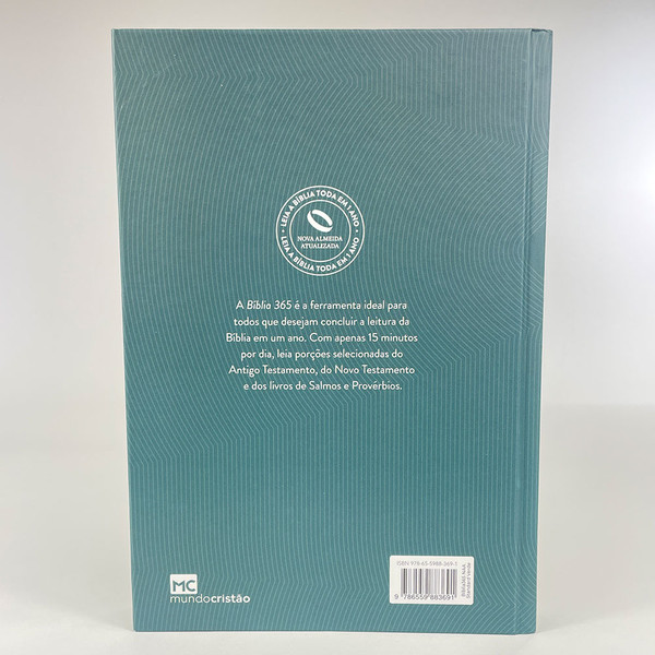 Foto Bíblia 365 NAA Capa Dura - Verde