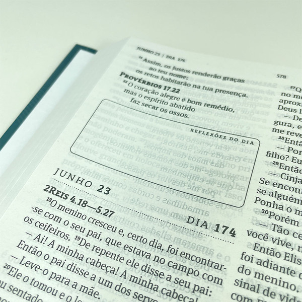 Foto Bíblia 365 NAA Capa Dura - Verde