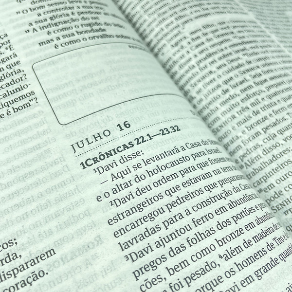 Foto Bíblia 365 NAA Capa Dura - Rosa