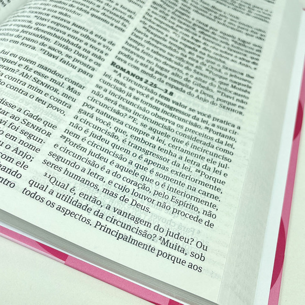 Foto Bíblia 365 NAA Capa Dura - Rosa
