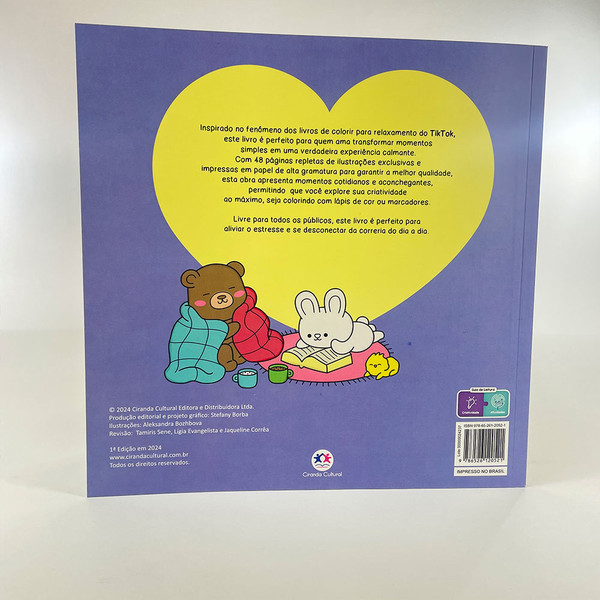 Foto Livro de Colorir Cozy Time