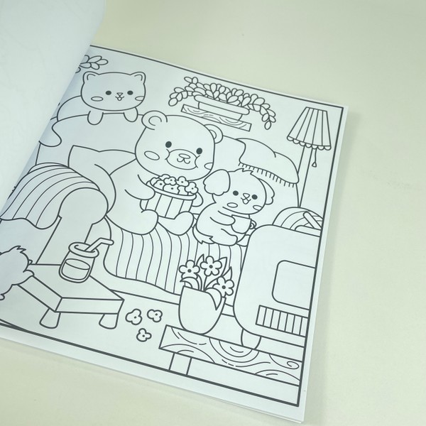 Foto Livro de Colorir Cozy Time