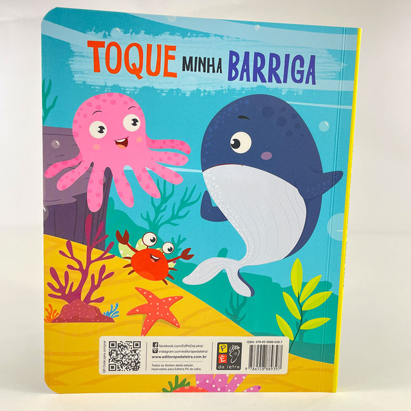 Foto Livro dos Animais | Baleia Feliz - Toque Minha Barriga