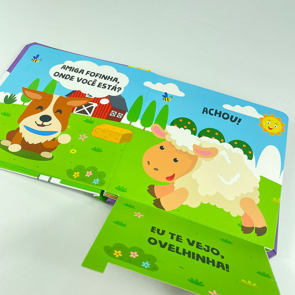 Foto Livro Infantil Esconde - Esconde na Fazenda