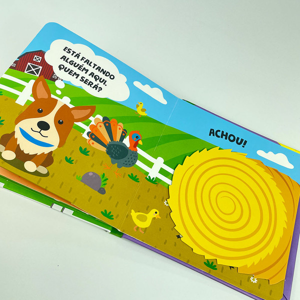 Foto Livro Infantil Esconde - Esconde na Fazenda