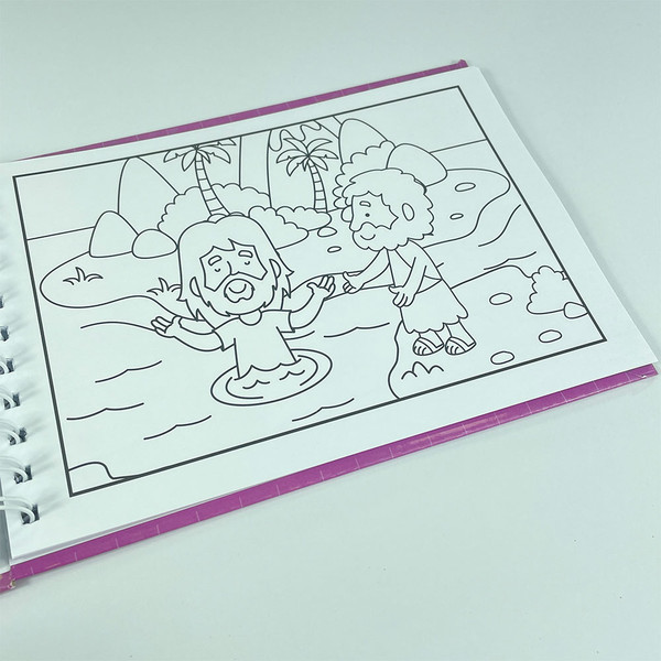 Foto Livro de Colorir - Biblical and Cute | Violet | Capa Dura e Espiral