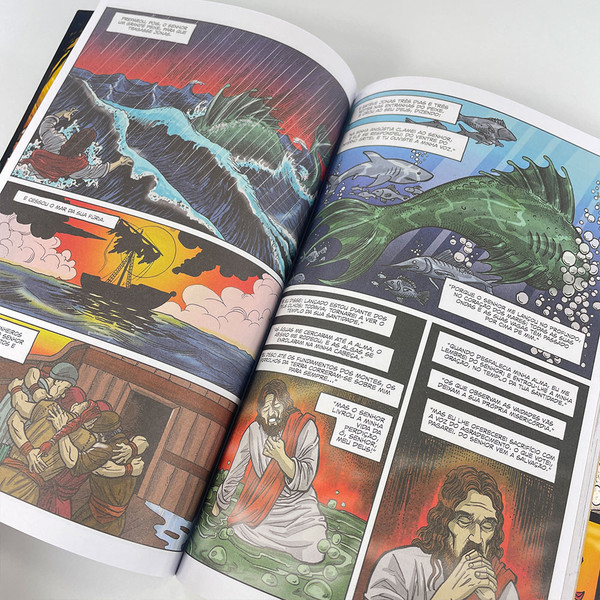 Foto Bíblia em Quadrinhos (Antigo e Novo Testamento)