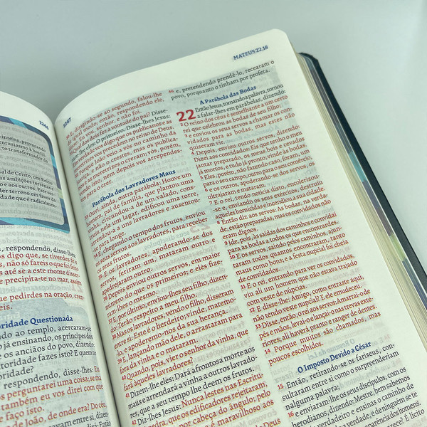 Foto A Bíblia do Pregador Fiel | ARC | Textos Coloridos | Capa Preta