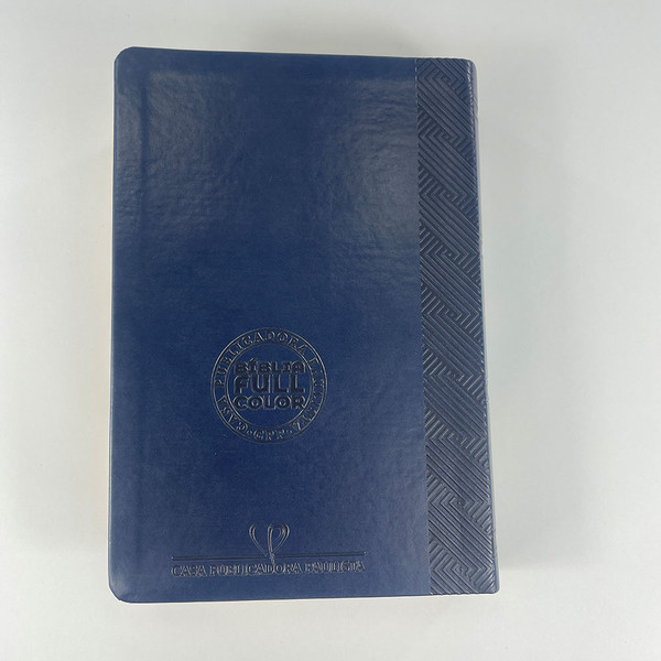 Foto A Bíblia do Pregador Fiel | ARC | Textos Coloridos | Capa Azul