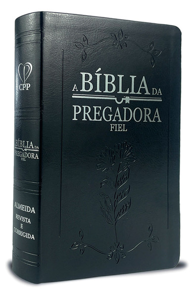 Foto A Bíblia da Pregadora Fiel | ARC | Textos Coloridos | Capa Preta