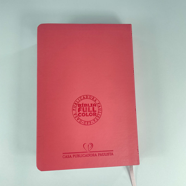 Foto A Bíblia da Pregadora Fiel | ARC | Textos Coloridos | Capa Rosa