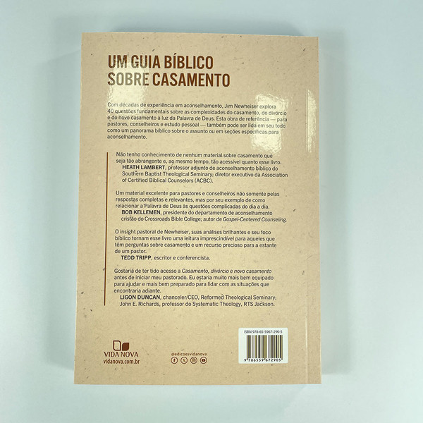 Foto Casamento, Divórcio e Novo Casamento | Jim Newheiser