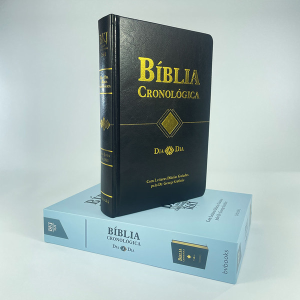 Foto Bíblia Cronológica Dia a Dia | BKJ Fiel 1611 | Preta