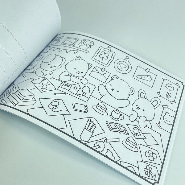 Foto Cozy Time - Coleção Cute & Cozy - Livro para colorir