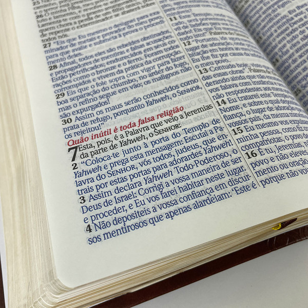 Foto Bíblia de Estudo Curas e Milagres - Bispo Rinaldo Silva | Textos Coloridos | KJA | Capa Luxo - Preta