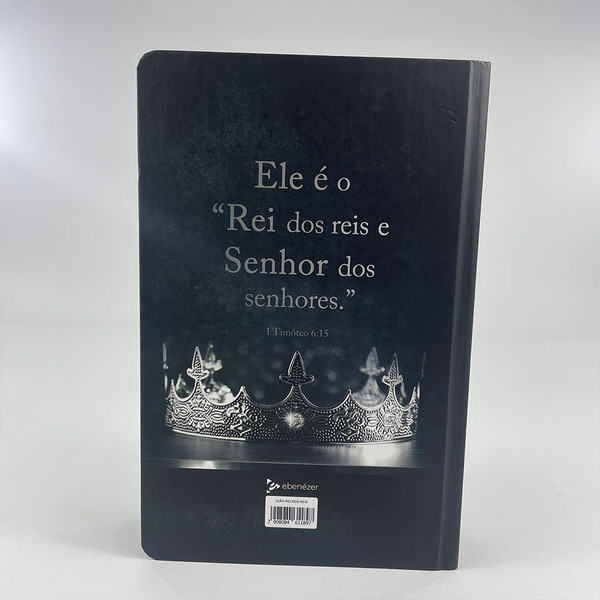 Foto Bíblia ARC | Letra Hipergigante | Harpa e Corinhos | Capa Dura - Leão Rei Dos Reis