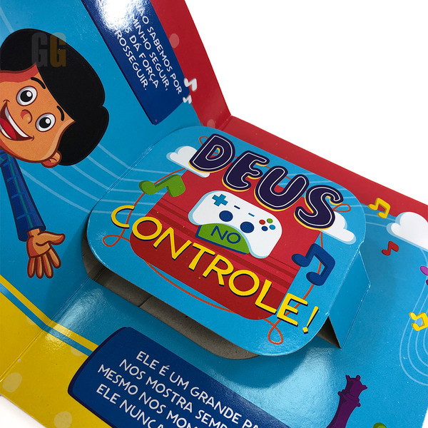 Foto Kit Primeiros Passos com Jesus: Livro Pop-up 3 Palavrinhas + Bíblia Infantil Almofadada