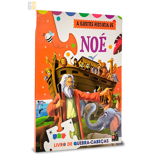 Foto Kit Quebra-Cabeças Bíblico: 3 Palavrinhas + Noé