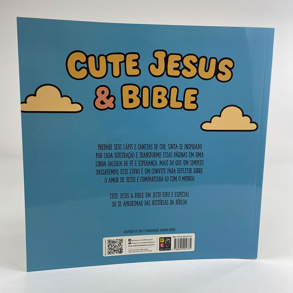Foto Cute Jesus & Bible | Livro de colorir