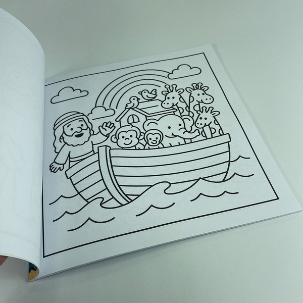 Foto Cute Jesus & Bible | Livro de colorir