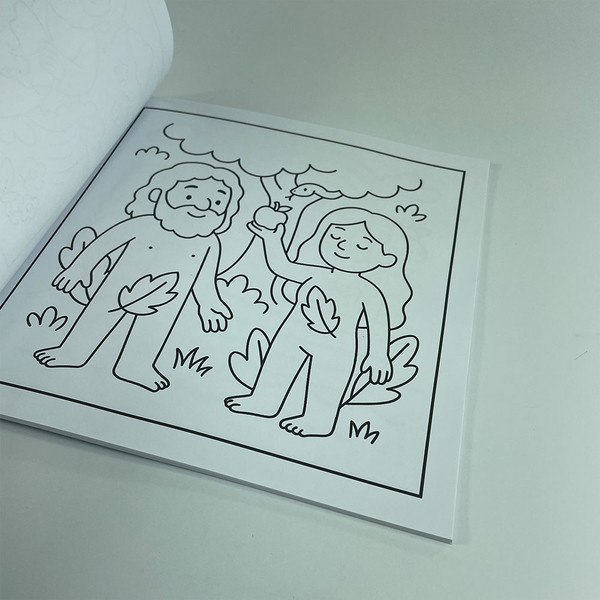 Foto Cute Jesus & Bible | Livro de colorir