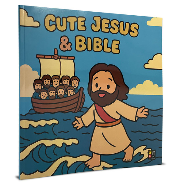 Foto Cute Jesus & Bible | Livro de colorir