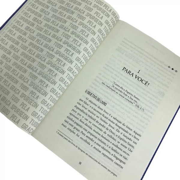 Foto Livro Tudo Pela Graça - Charles Spurgeon