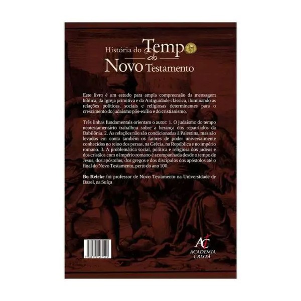 Foto História Do Tempo Do Novo Testamento - Bo Reicke