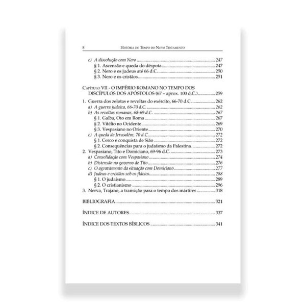 Foto História Do Tempo Do Novo Testamento - Bo Reicke