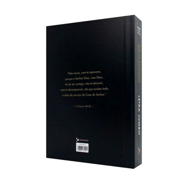 Foto Bíblia Sagrada Letra Jumbo RC Harpa E Corinhos Grande Capa Dura Leão Crônicas