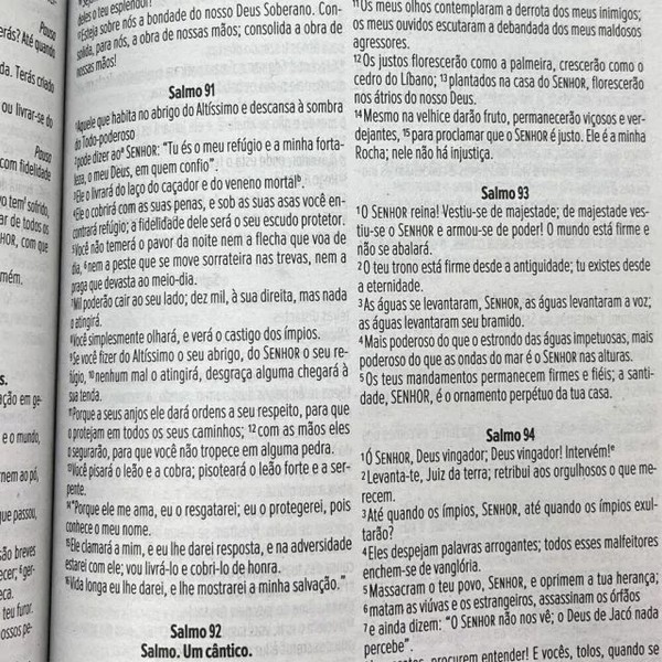 Foto Bíblia Sagrada NVI - Letra Média - Capa Luxo Marrom